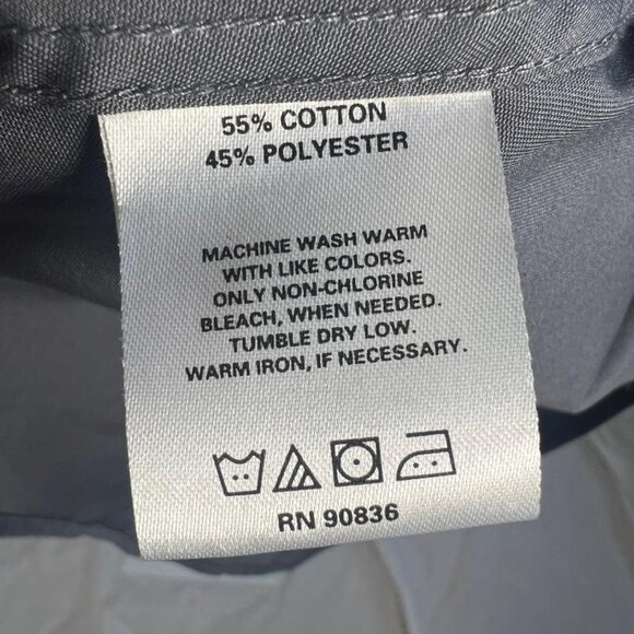 NWT Androgynous Fox Swift Fox Short Sleeve Button Up Shirt/Silver Fox - Size XL - Picture 9 of 11